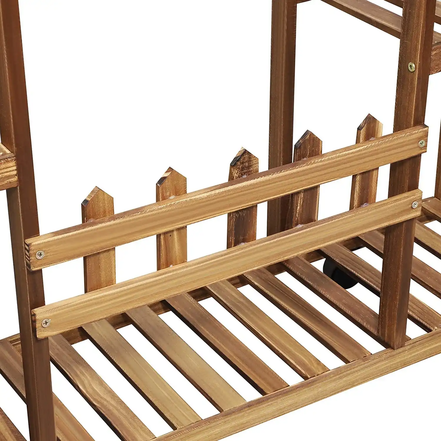 Multi-Tier Wood Plant Stand Shelf - Brown