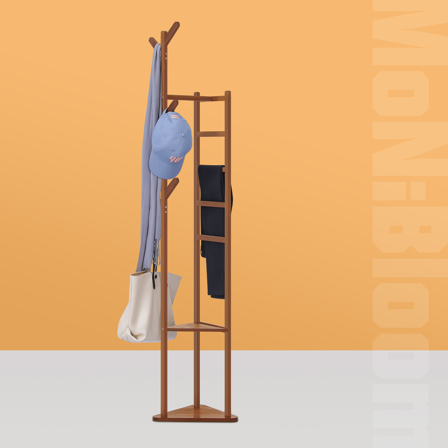 Coat Tree Stand - with Pants Rack