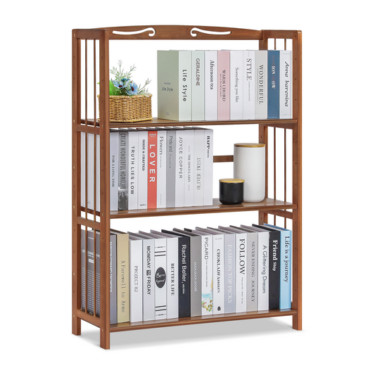 Adjustable Multi-Functional Shelving Organizer - 3 Tier - Brown