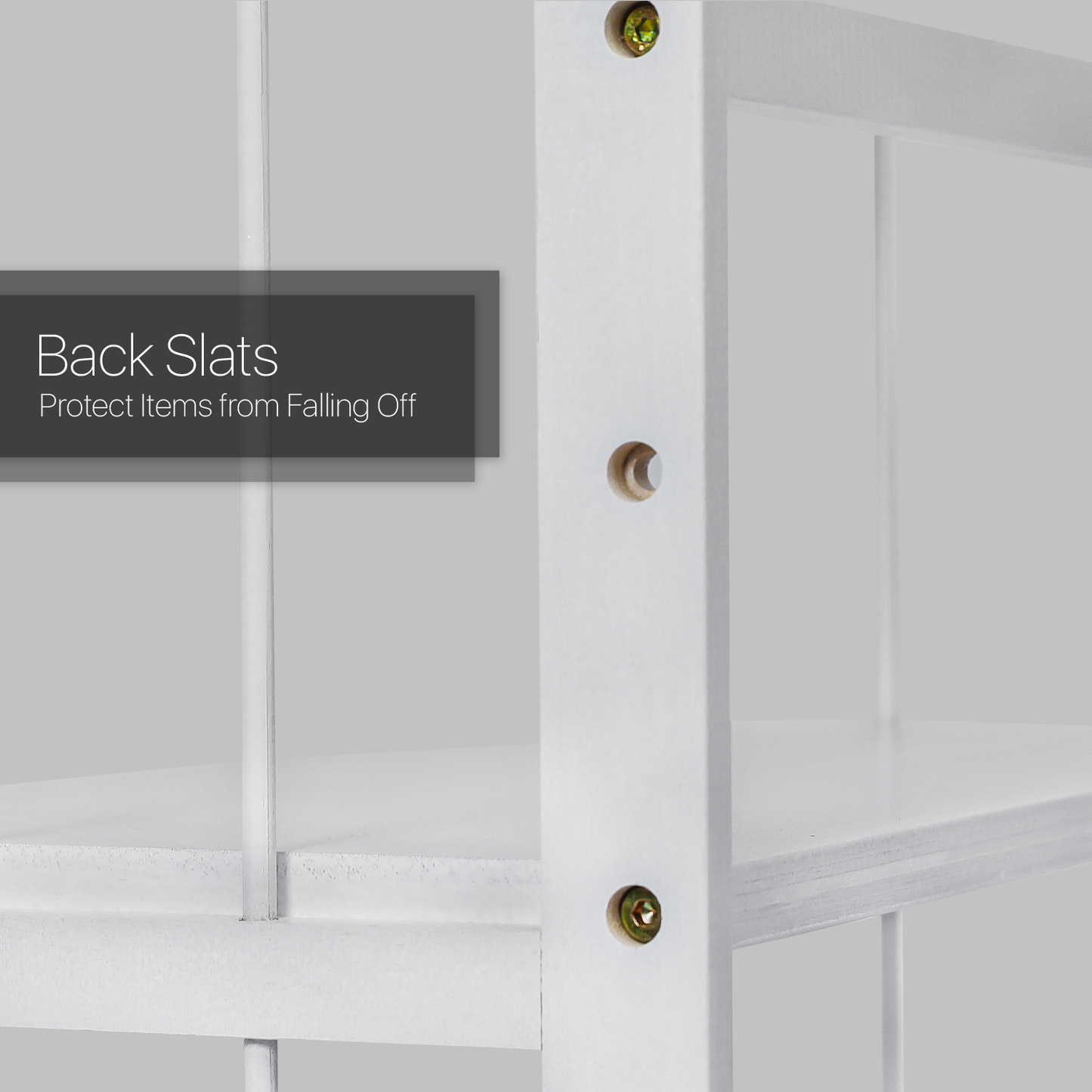 Adjustable Multi-Functional Shelving Organizer - 6 Tier - White
