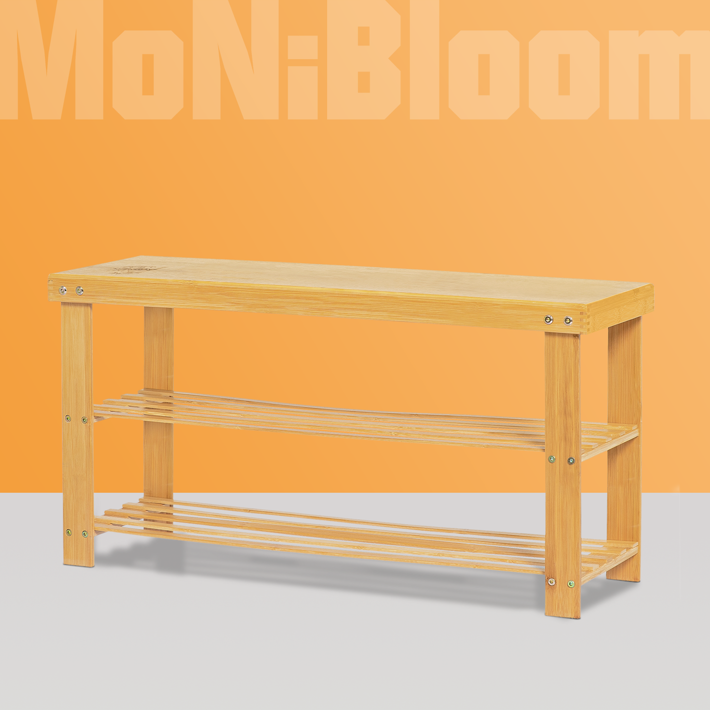 Entryway Shoe Changing Bench - Natural