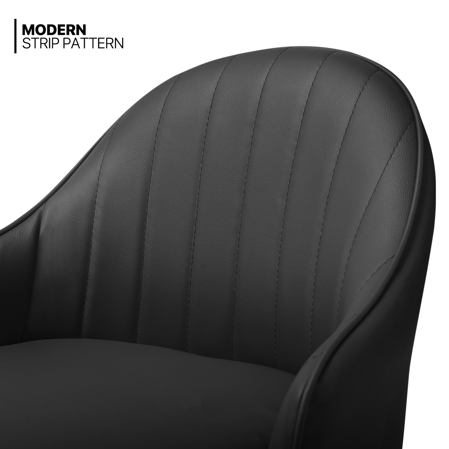 Strip Pattern Bar Stool w/Surrounded Seatback 2 Pcs