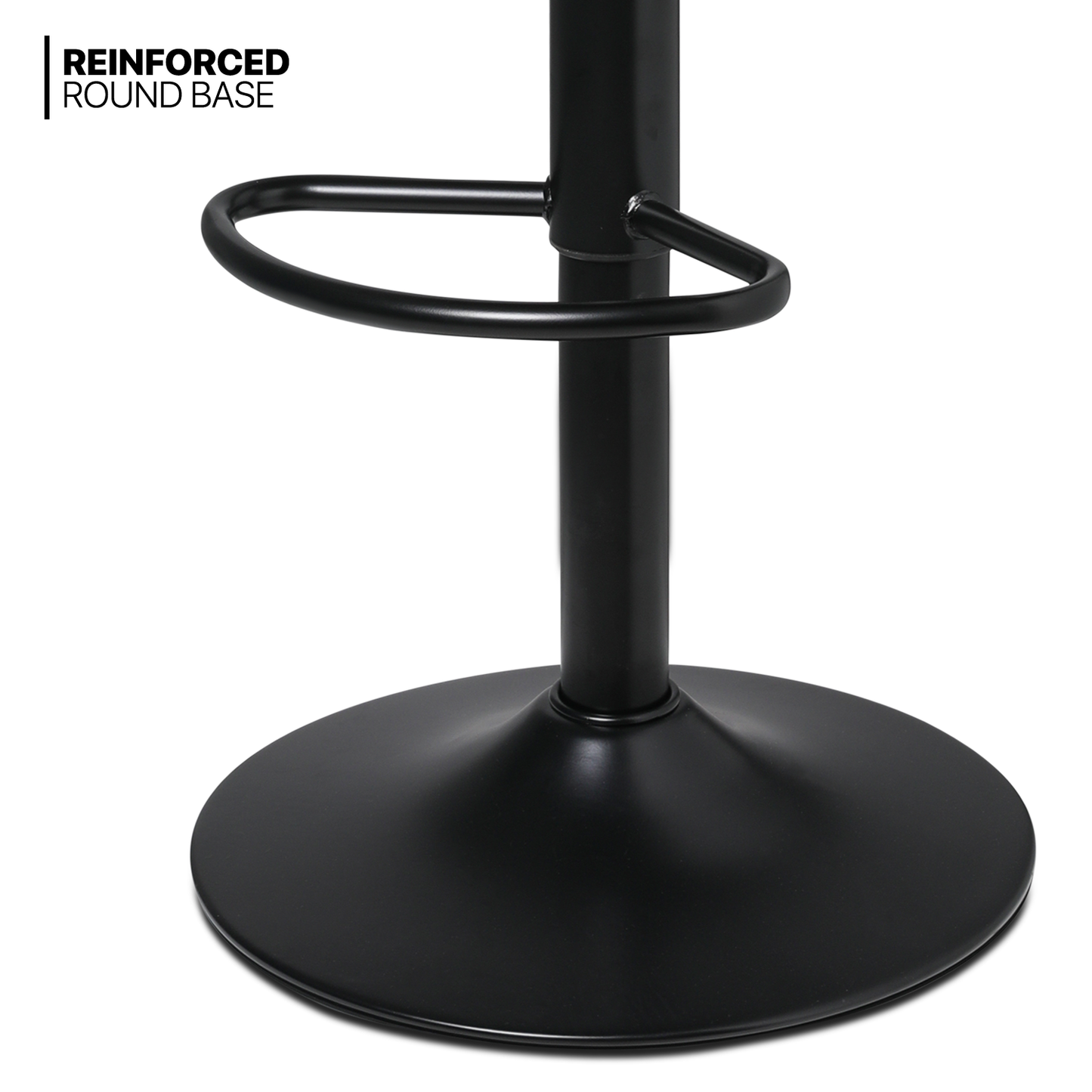 Strip Pattern Bar Stool w/Surrounded Seatback 2 Pcs