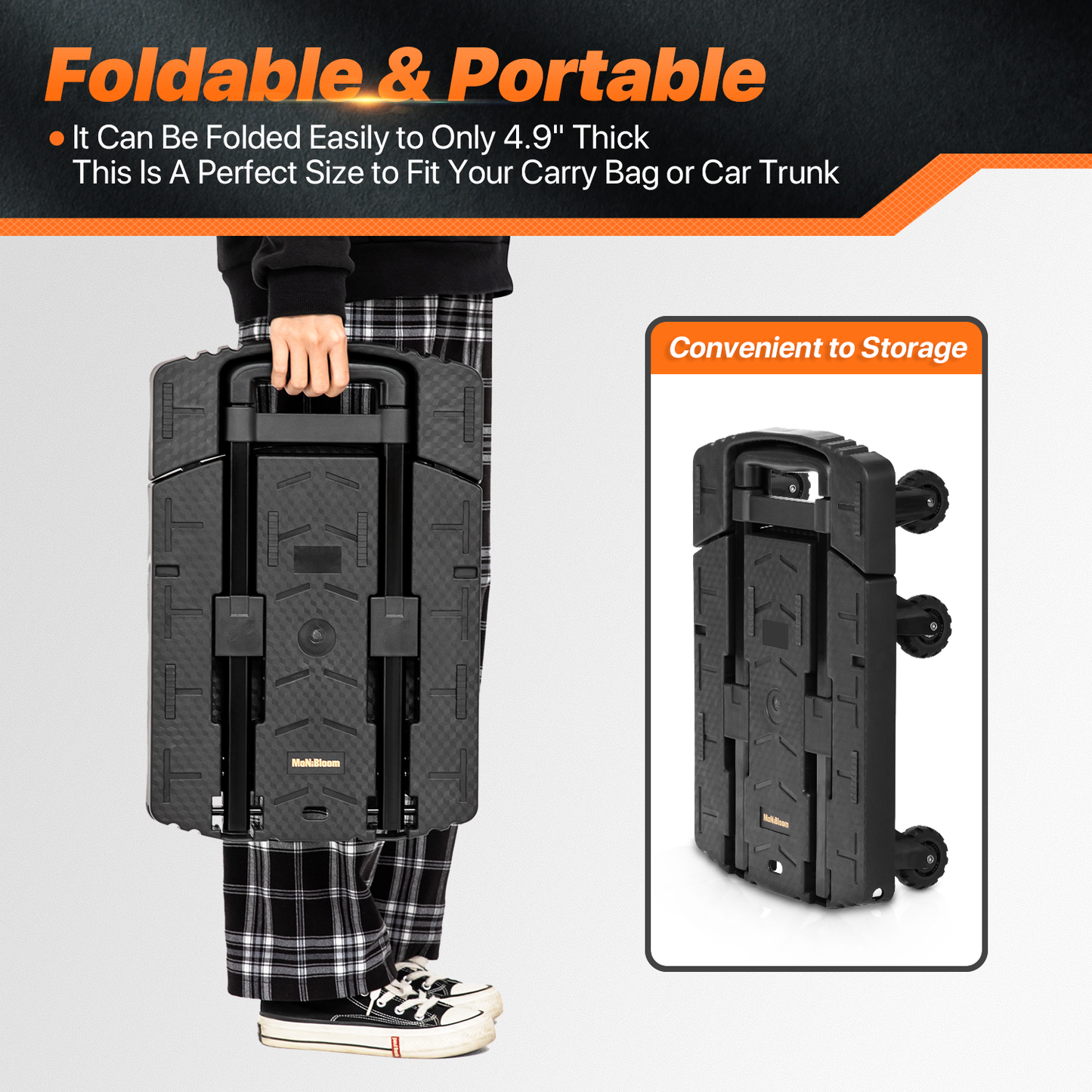 6-Wheeled Folding Trolley