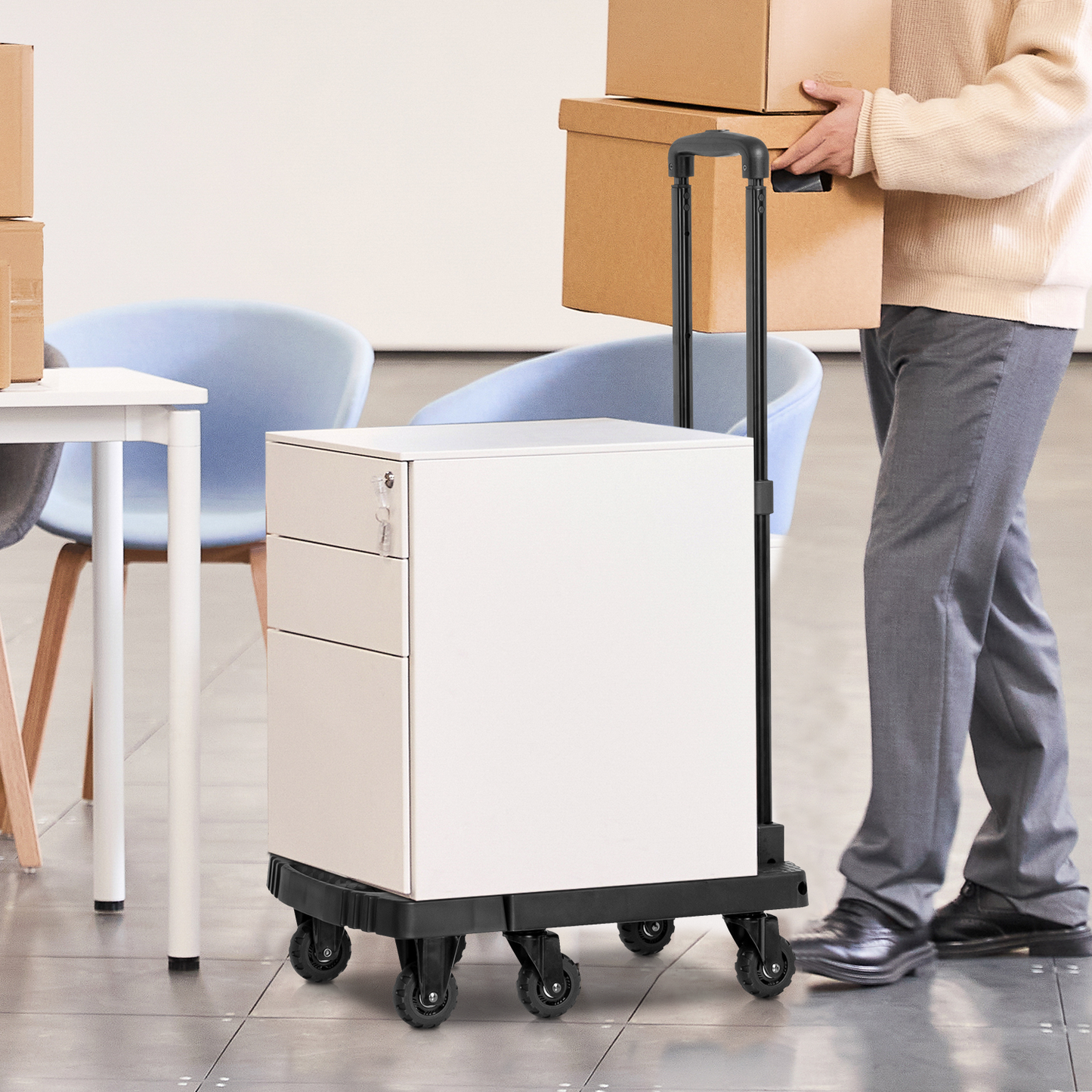 6-Wheeled Folding Trolley