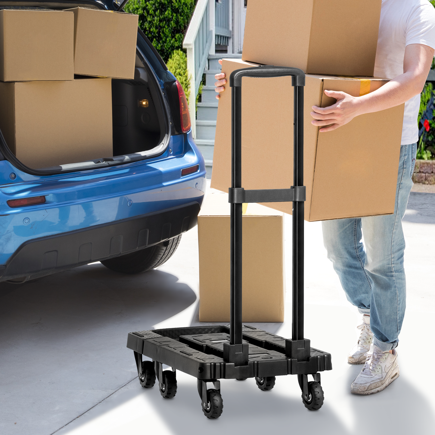 6-Wheeled Folding Trolley