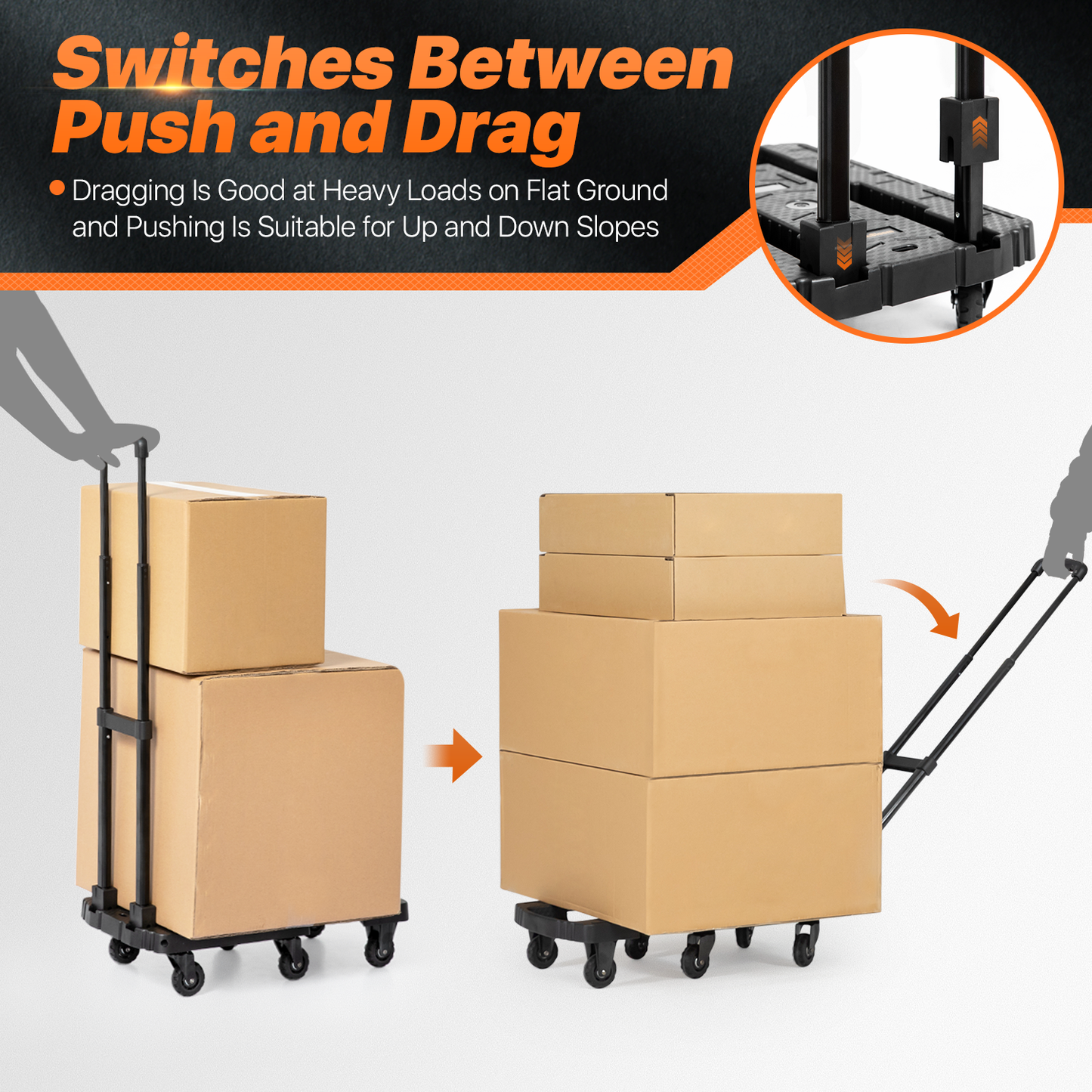 6-Wheeled Folding Trolley
