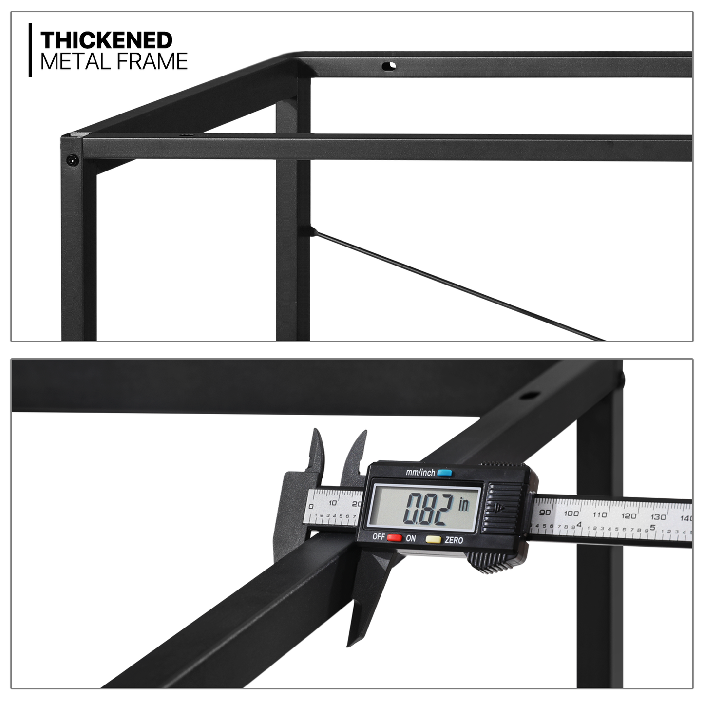 Black Willow Wood Computer Desk (Various sizes) - with Storage Bag