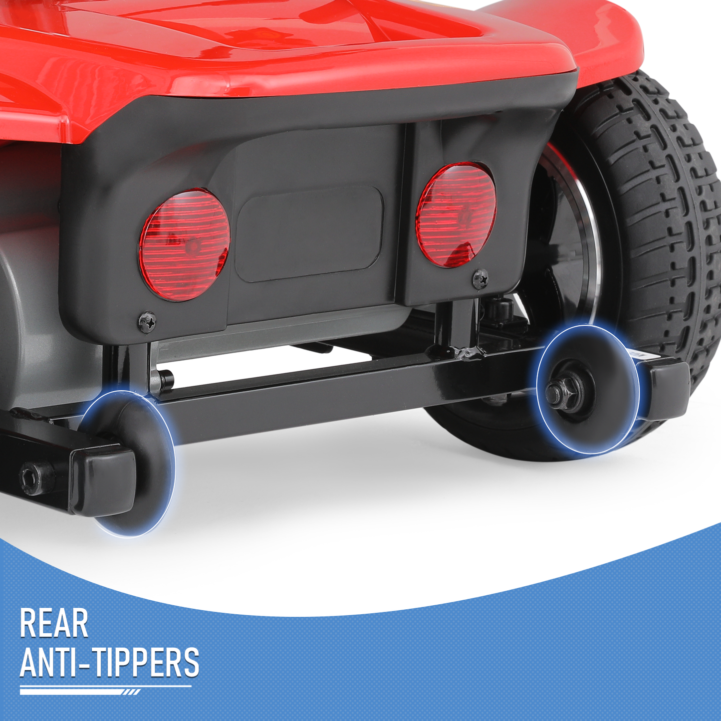 3-Wheels Mobility Scooter - 12 Miles of Battery Life - Adjustable Seat - Up to 3.8mph