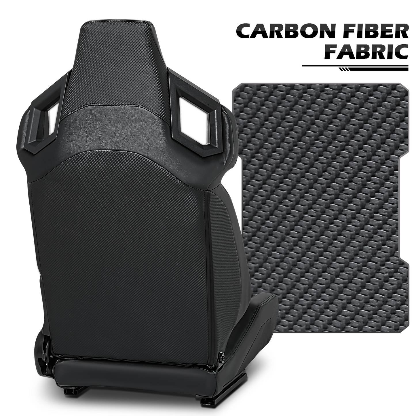 PU leather Gaming Seat - Black - For Racing Simulator