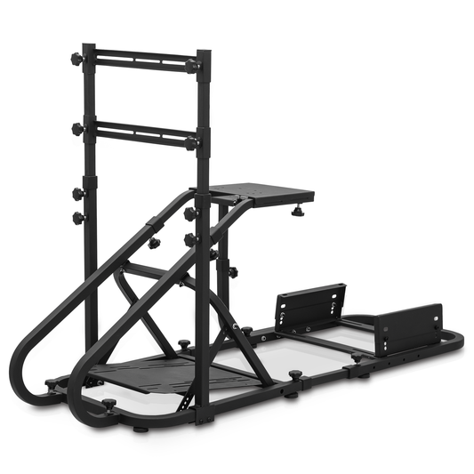 Racing Simulator Cockpit Wheel Stand with TV Mount Stand
