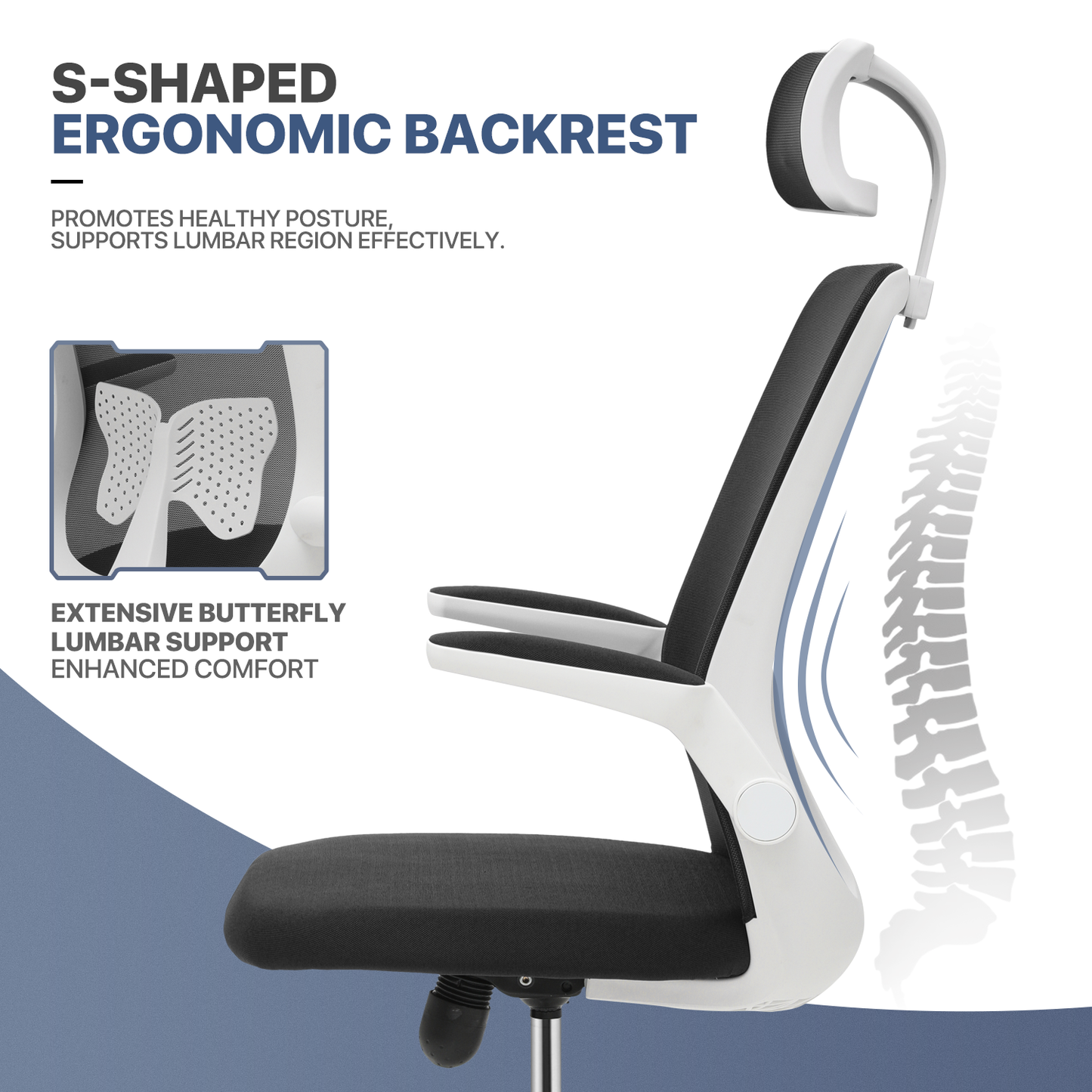 Mesh Office Chair w/Headrest