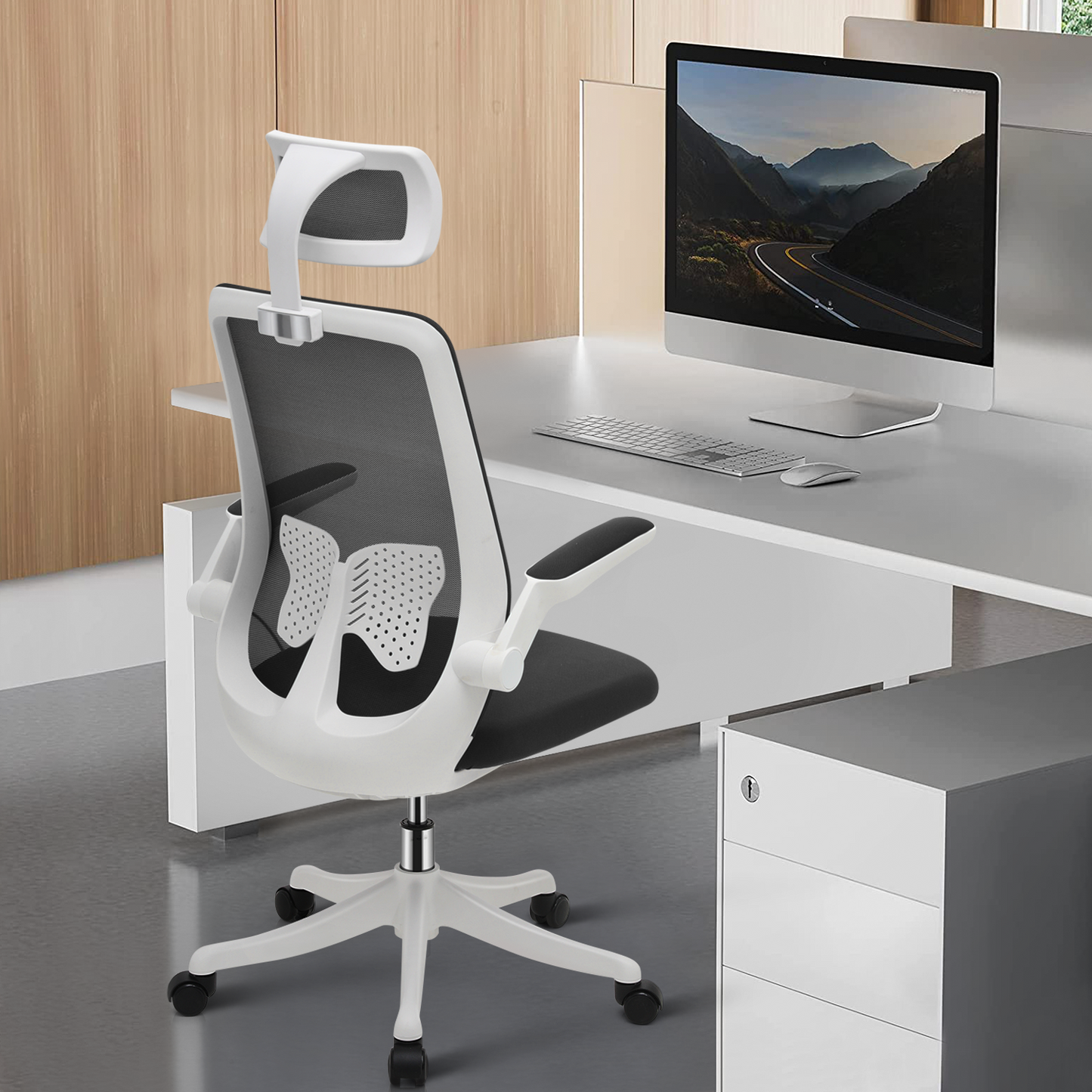 Mesh Office Chair w/Headrest