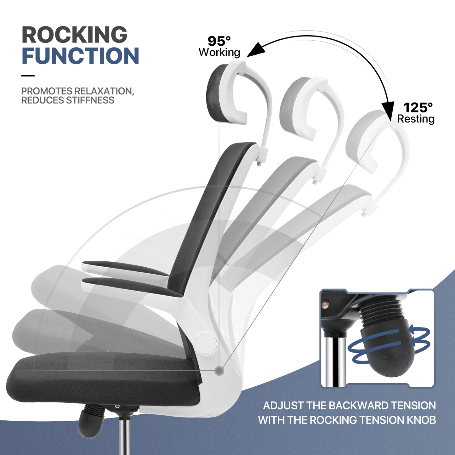 Mesh Office Chair w/Headrest