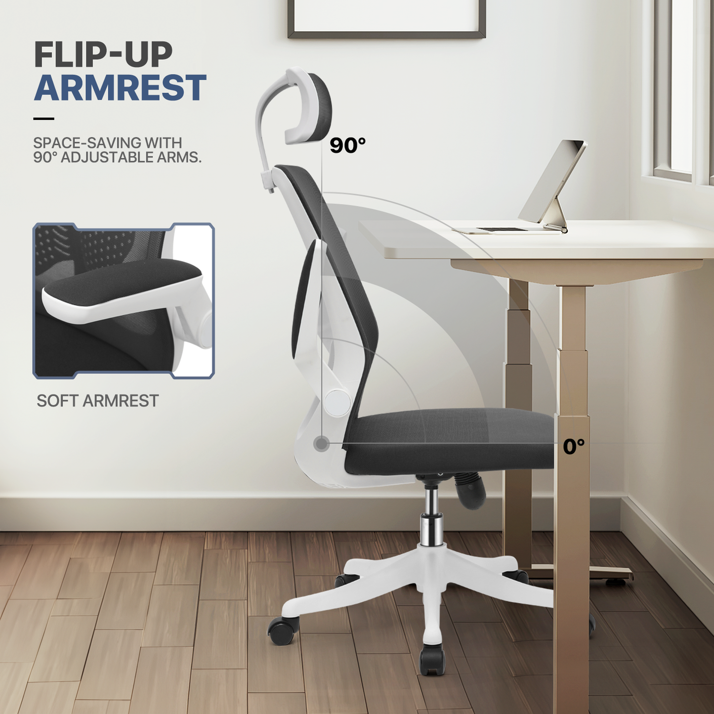 Mesh Office Chair w/Headrest
