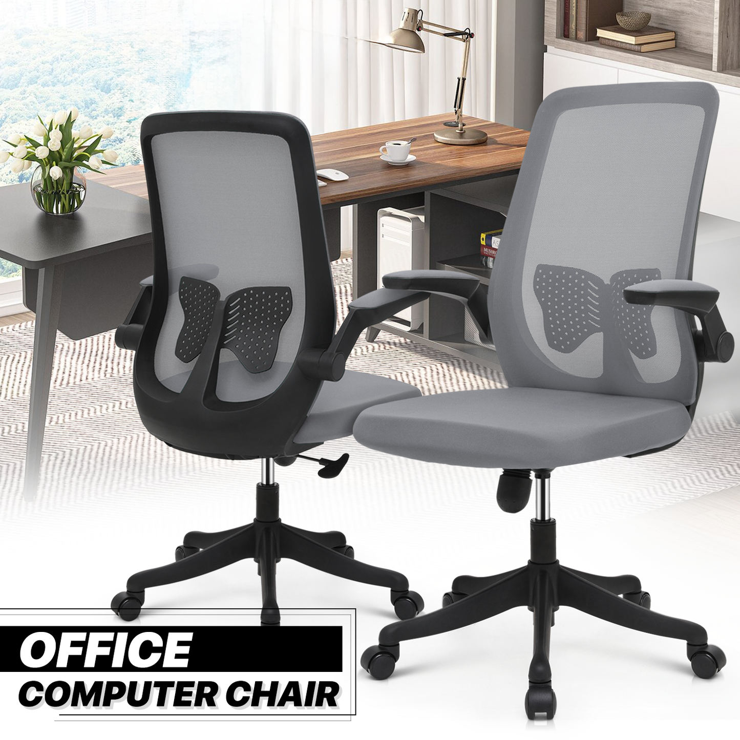 Set of 2 Mesh Office Chair