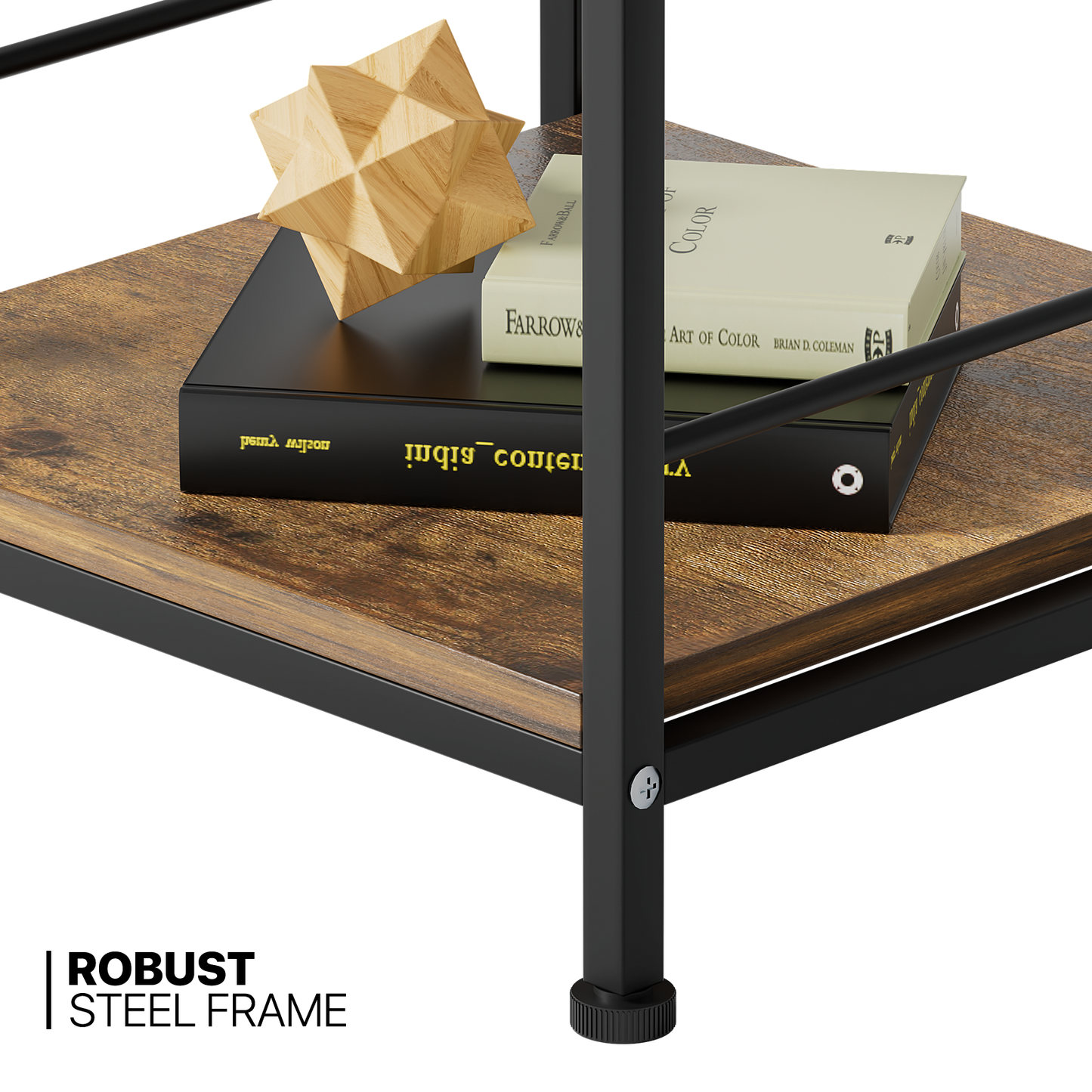 Bedside Nightstand Sofa End Table - 16"x16"x21"