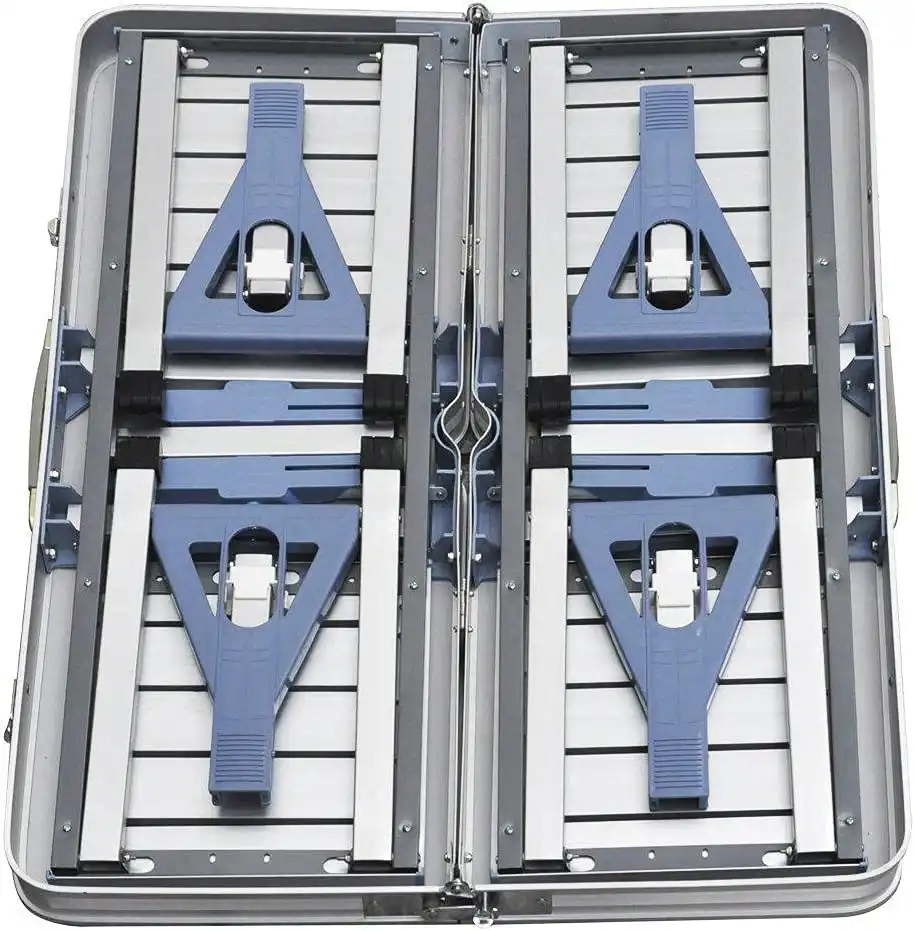 Aluminum Folding Camping Picnic Table Set With 4 Seats