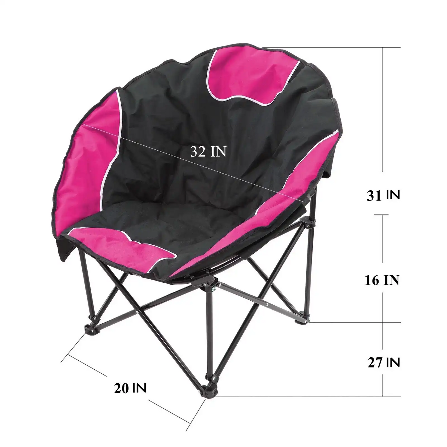Portable Foldable Hiking Chair Ultralight Backpacking Camping Seat w/Storage Bag
