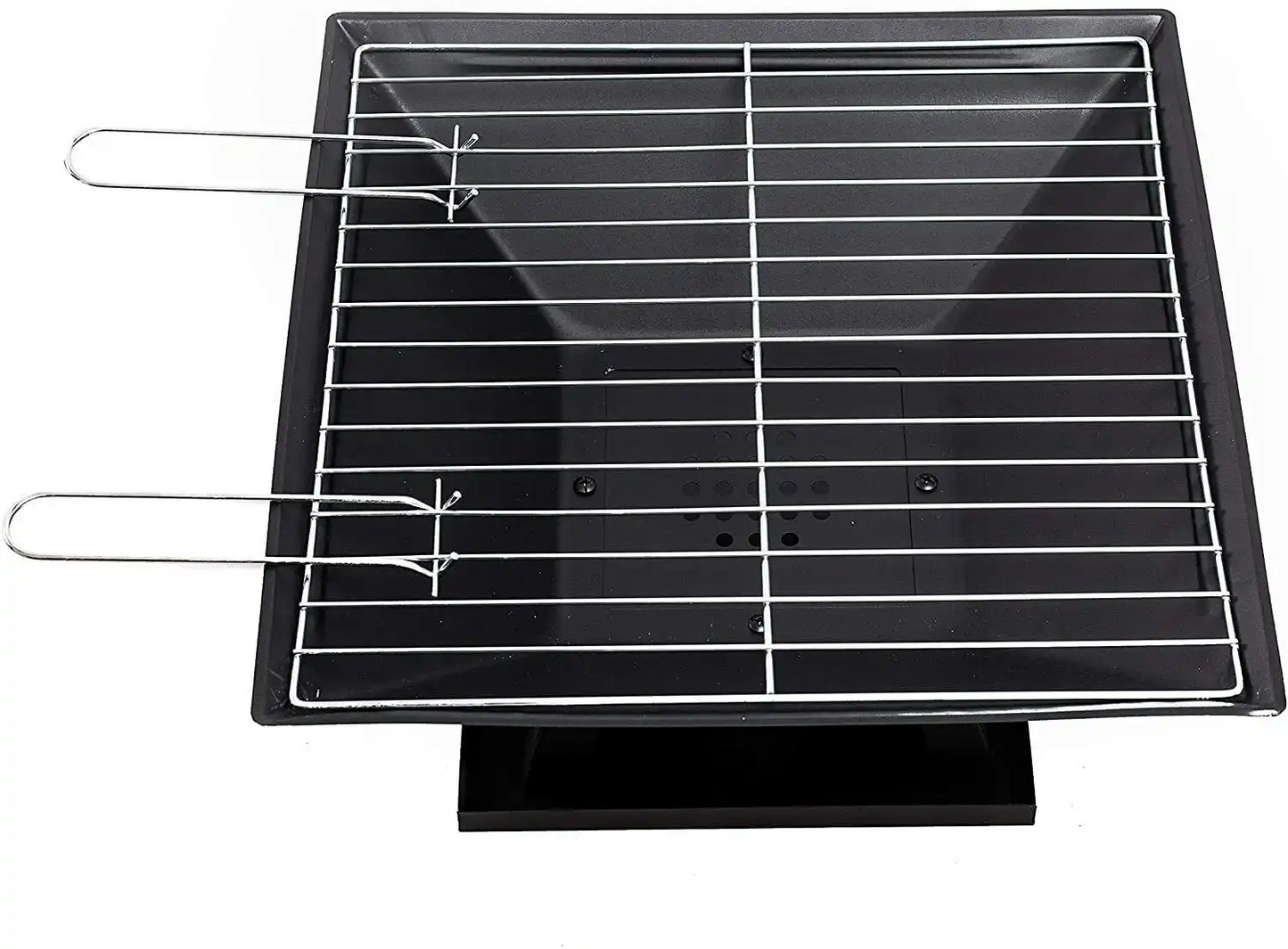 18.5"Square Wood Burning Fire Pit - Poker+Spark Screen