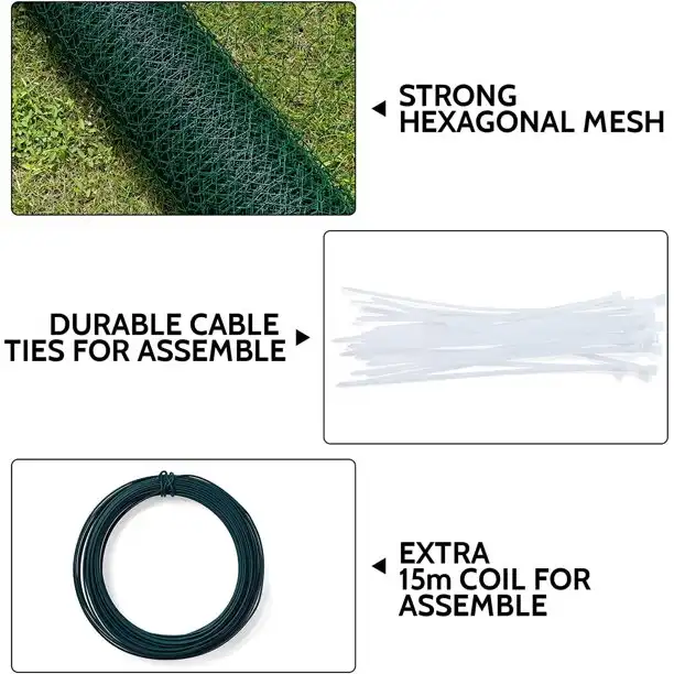 Pet Playpen Exercise Portable Fence w/Waterproof Roof - 4 Panel