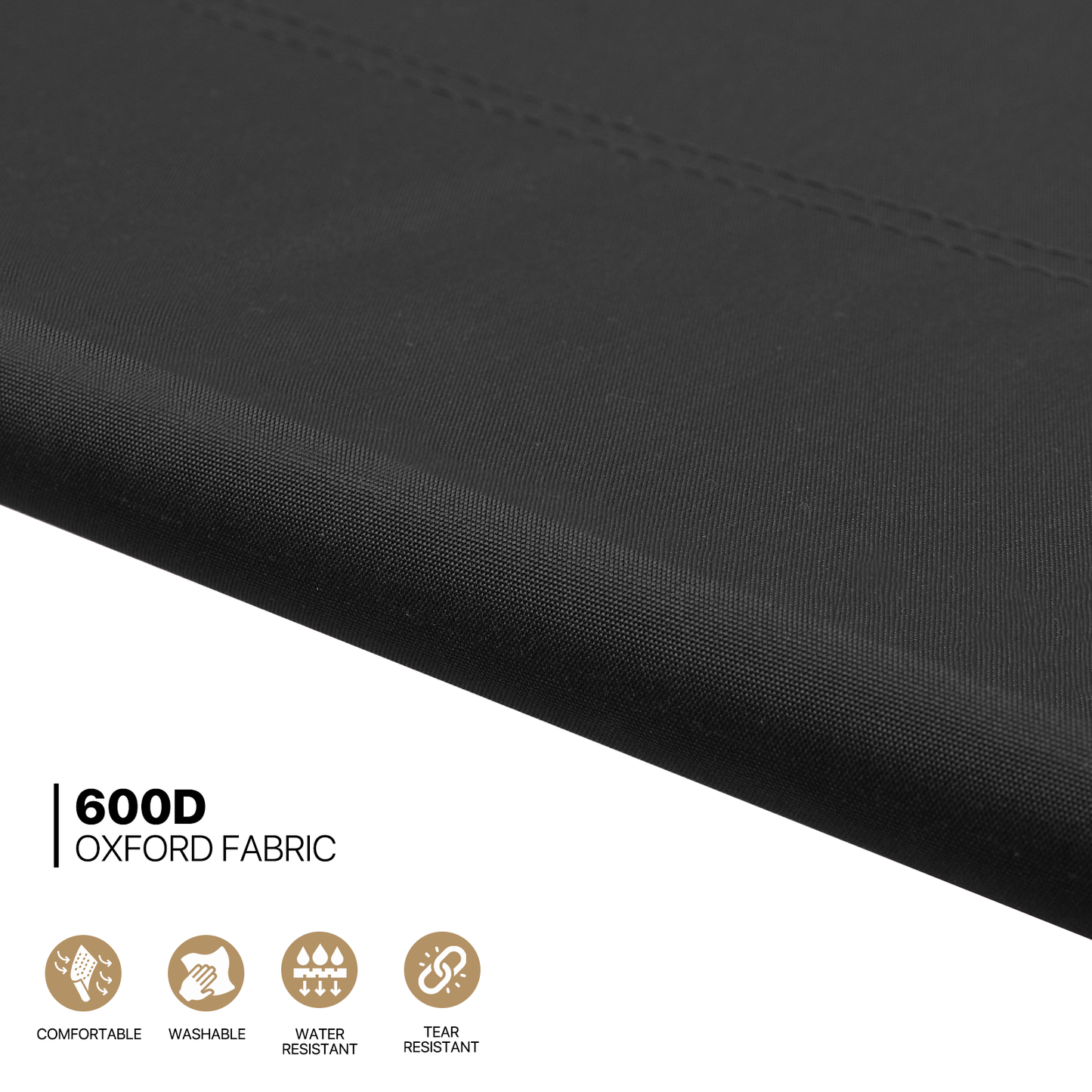 Foldable Military Cot Oxford Reclinable Portable Sleeping Bed w/Dust Cover
