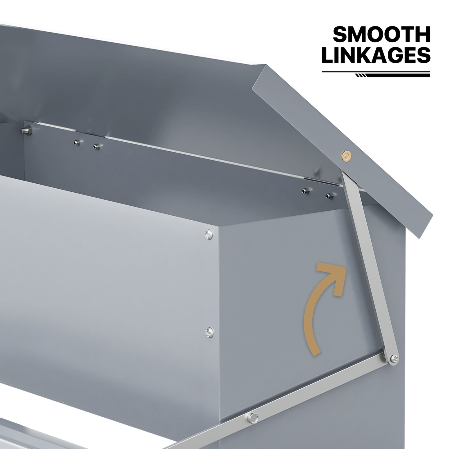 Automatic Chicken Feeder - 22 LBS Capacity - Silver