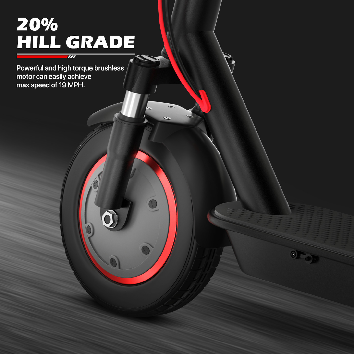 Electric Scooter - 36V, 5.2A, Black