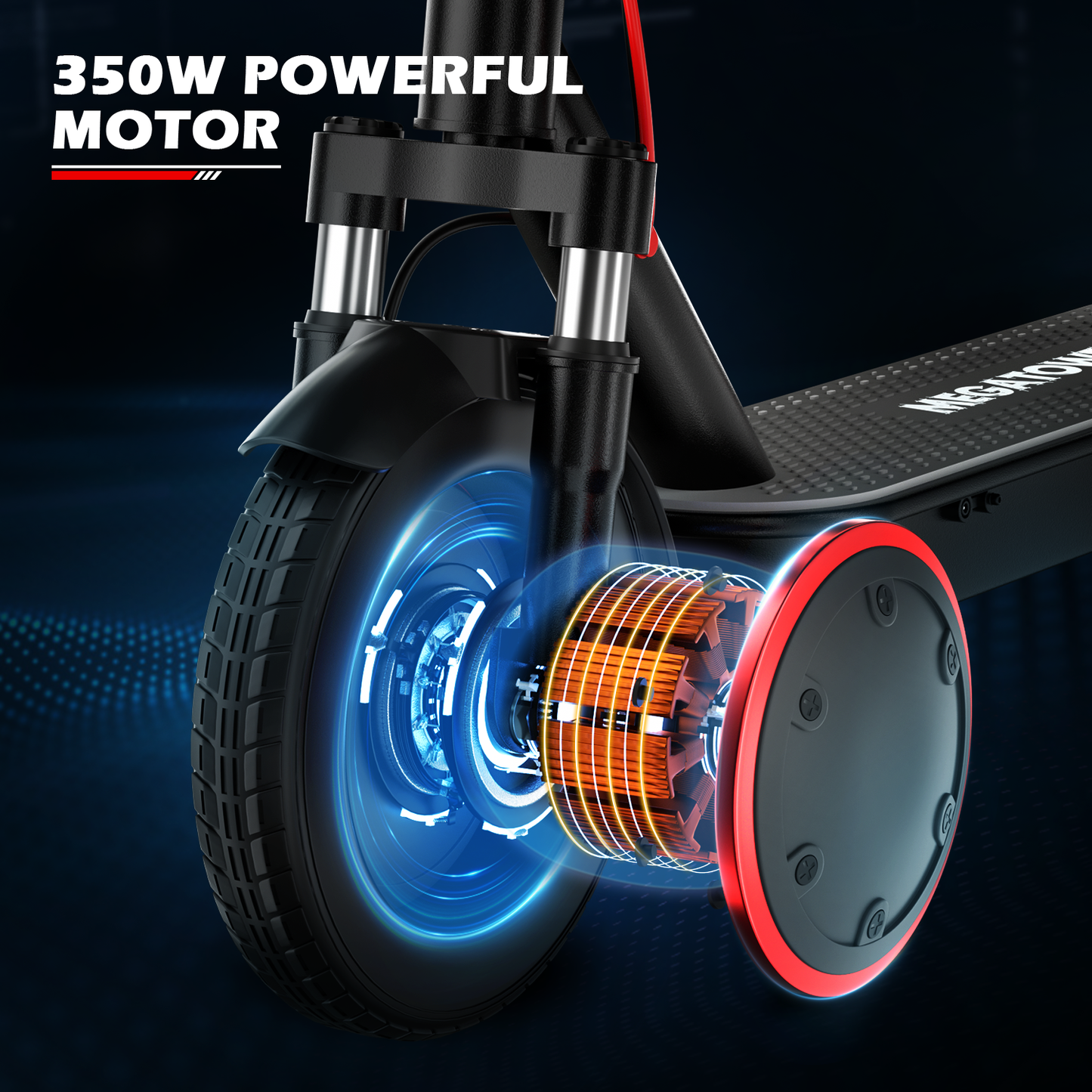 Electric Scooter - 36V, 5.2A, Black