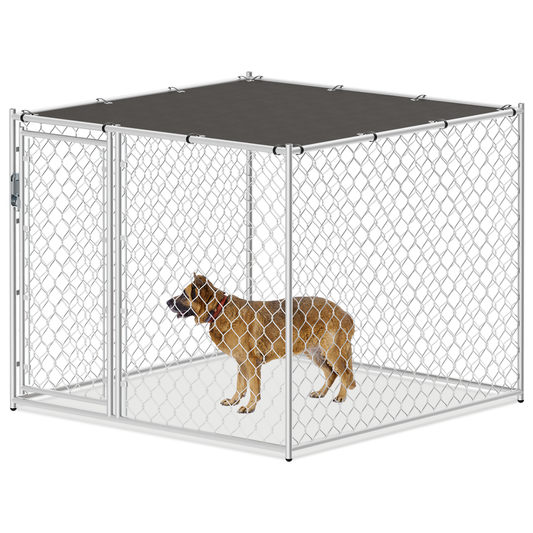 Pet Cage - 60''Length 49''Height - 4 Pcs - Sliver