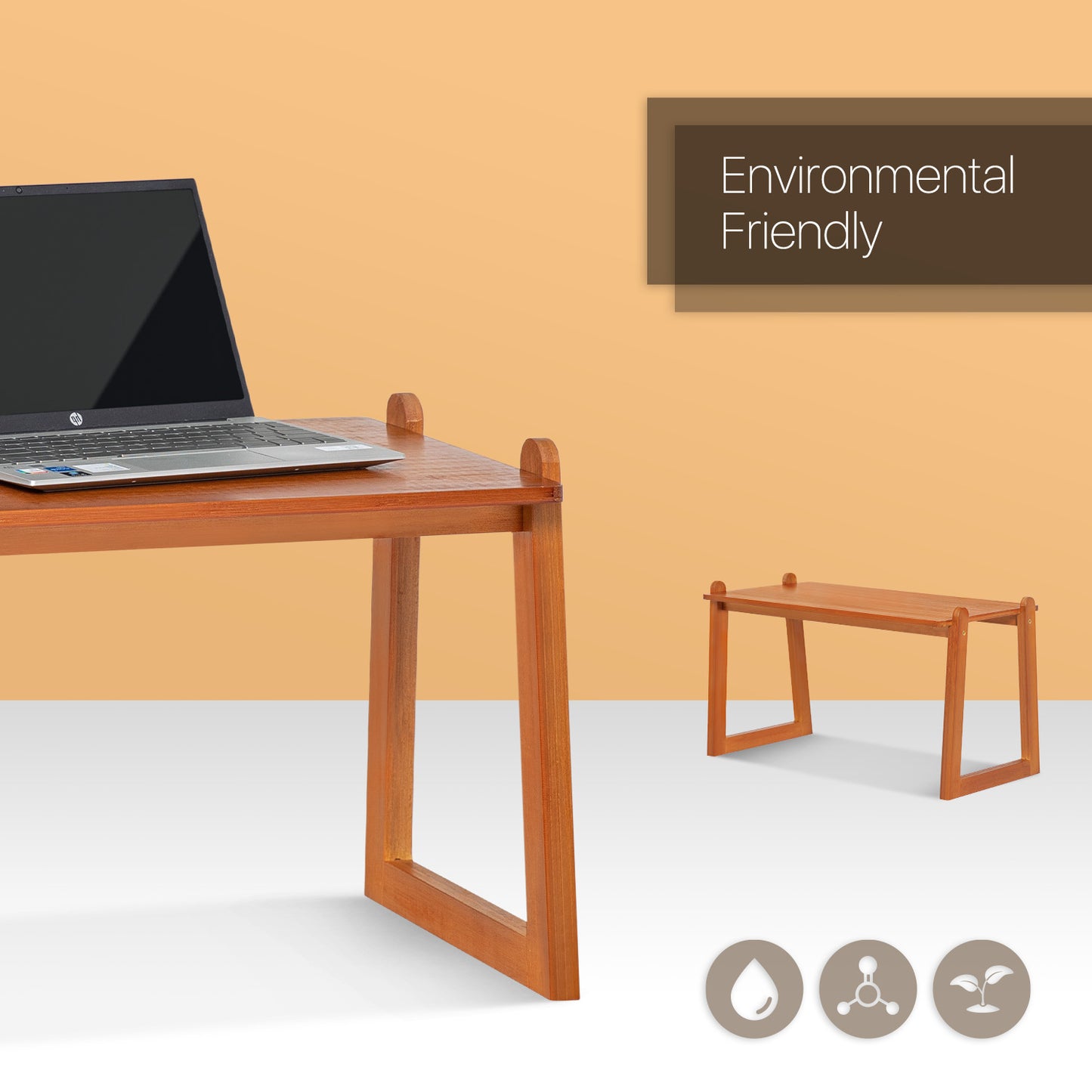 Rectangular Coffee Table - Brown