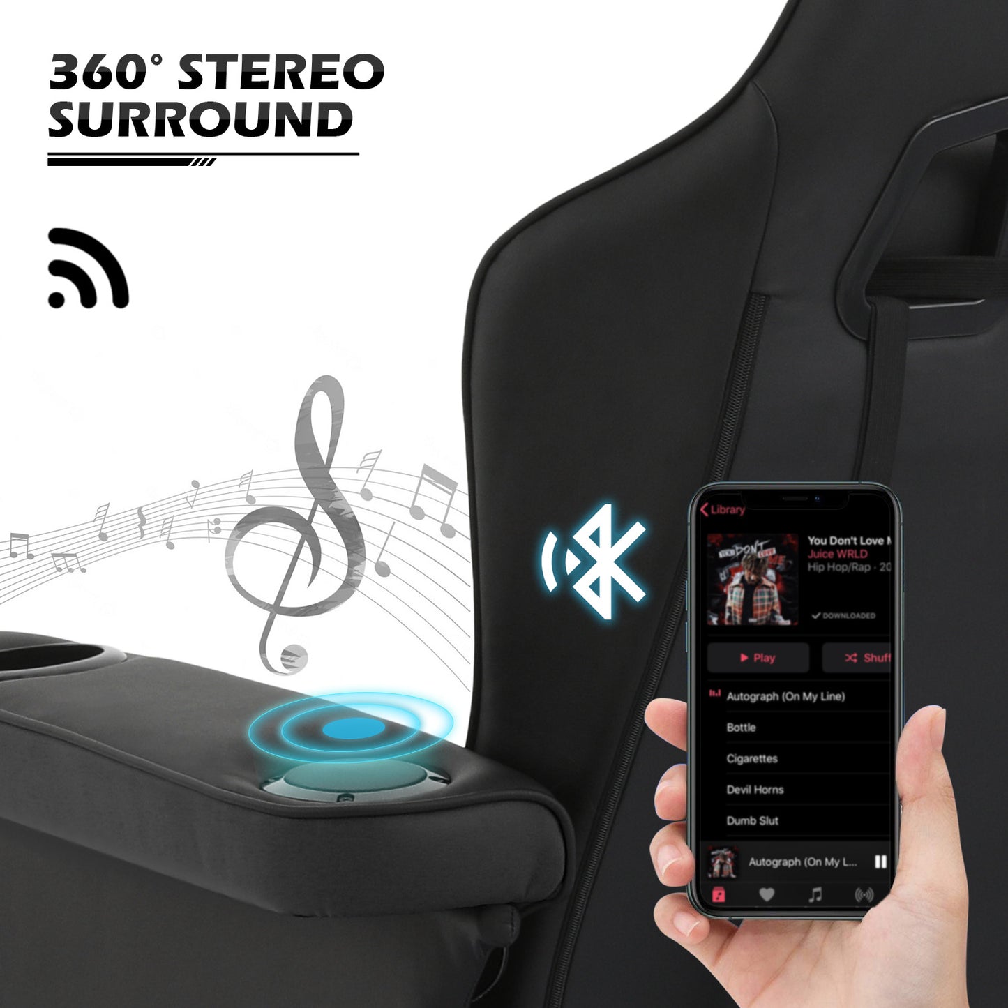 Massage Reclinable Computer Chair #004