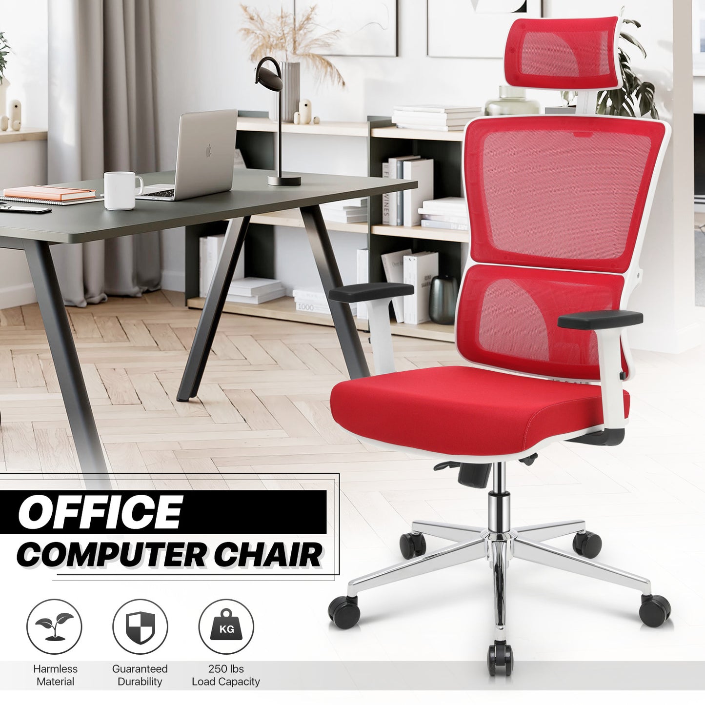 Office Chair w/Separated Seat Back