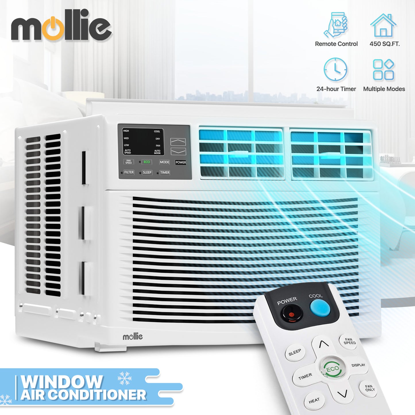 Electrical - Window Air Conditioner w/remote-12K