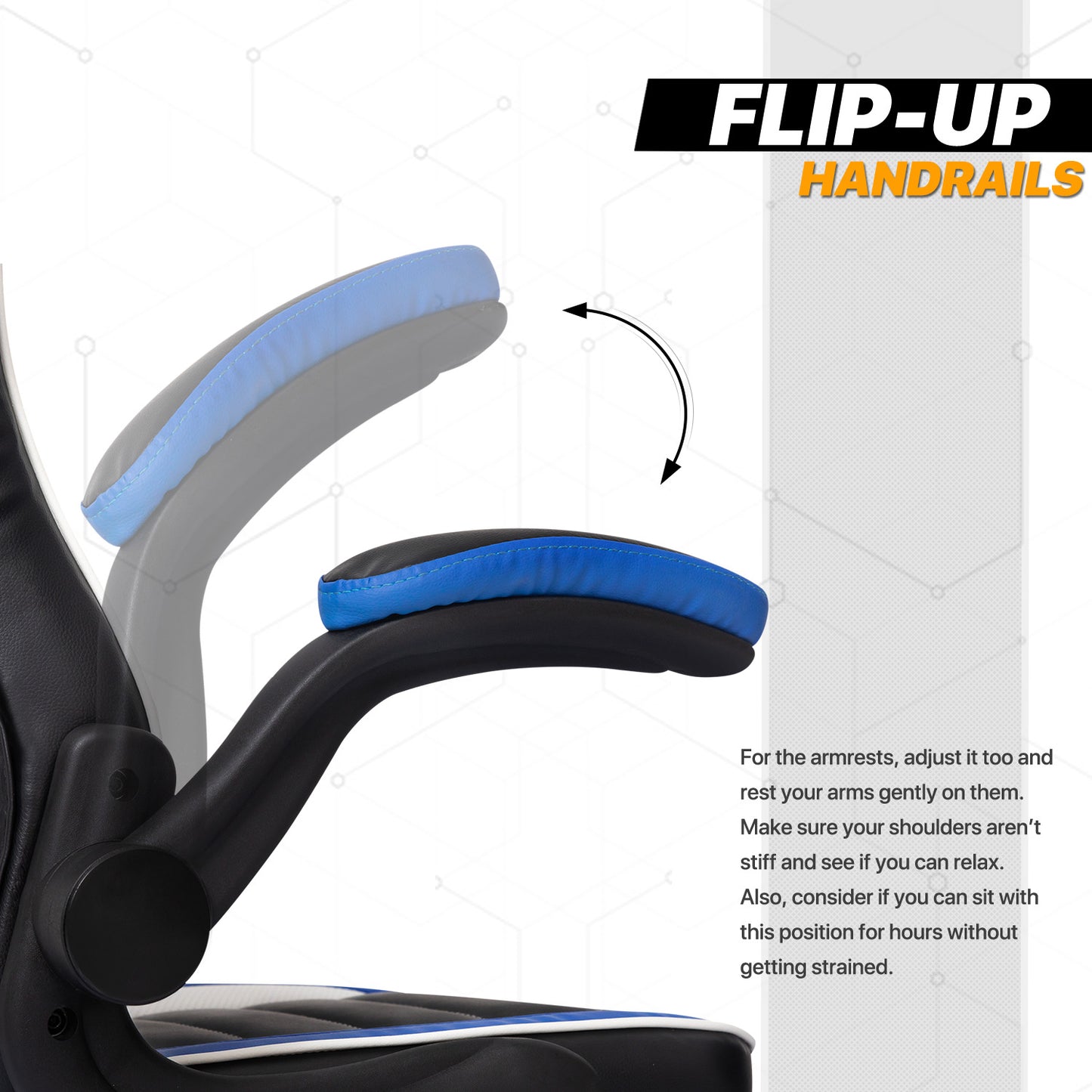 Two-Tone Racing Game Chair