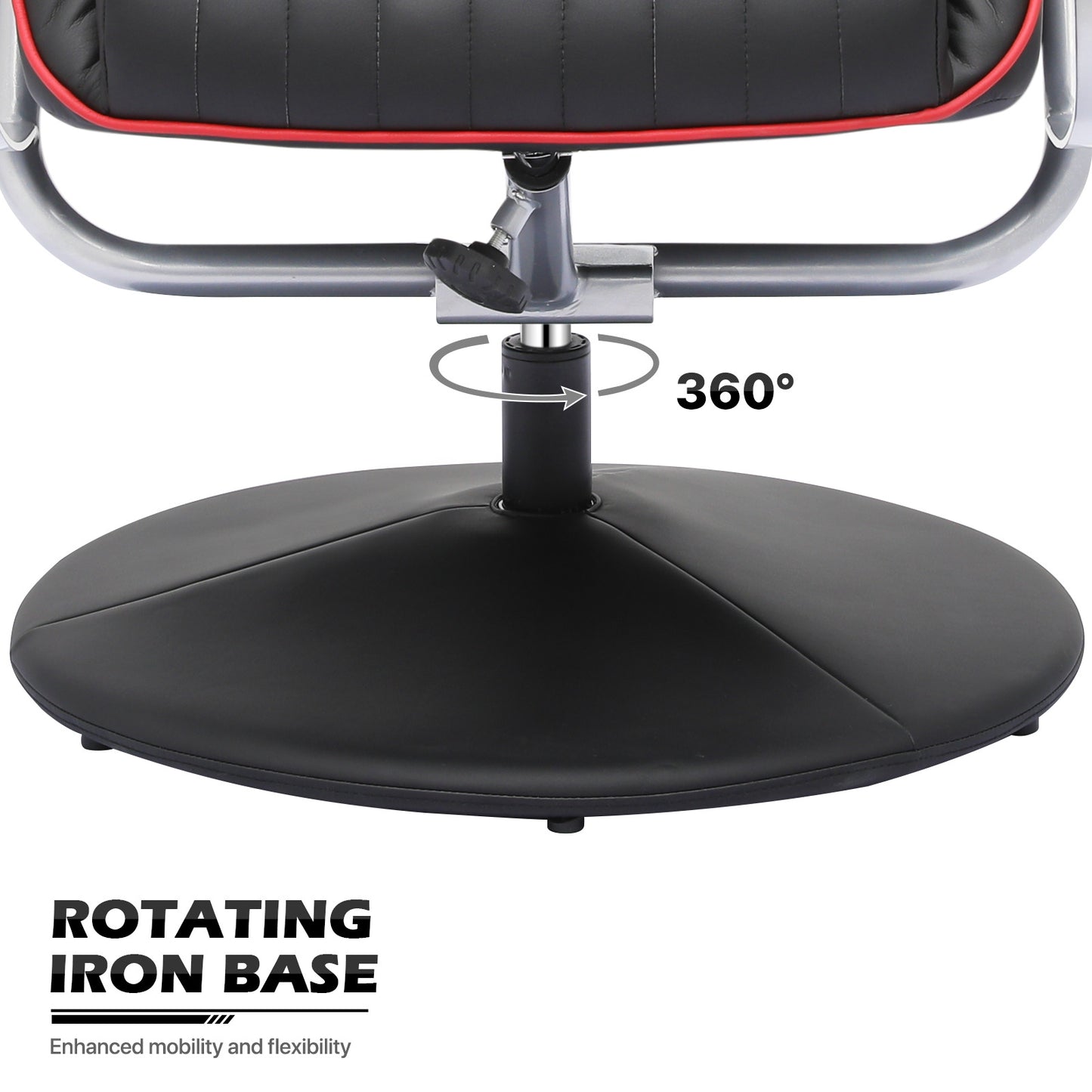 Gaming Chair with Ottoman - PU Leather