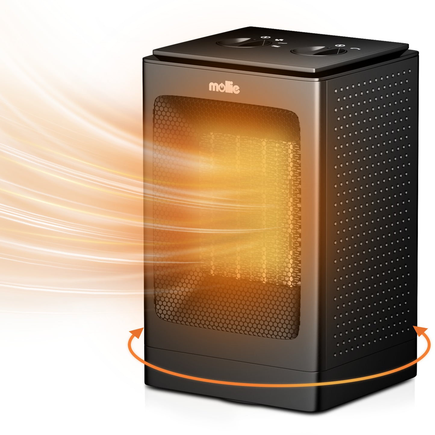 1500W Cuboid PTC Electric 160 sq.ft Space Heater