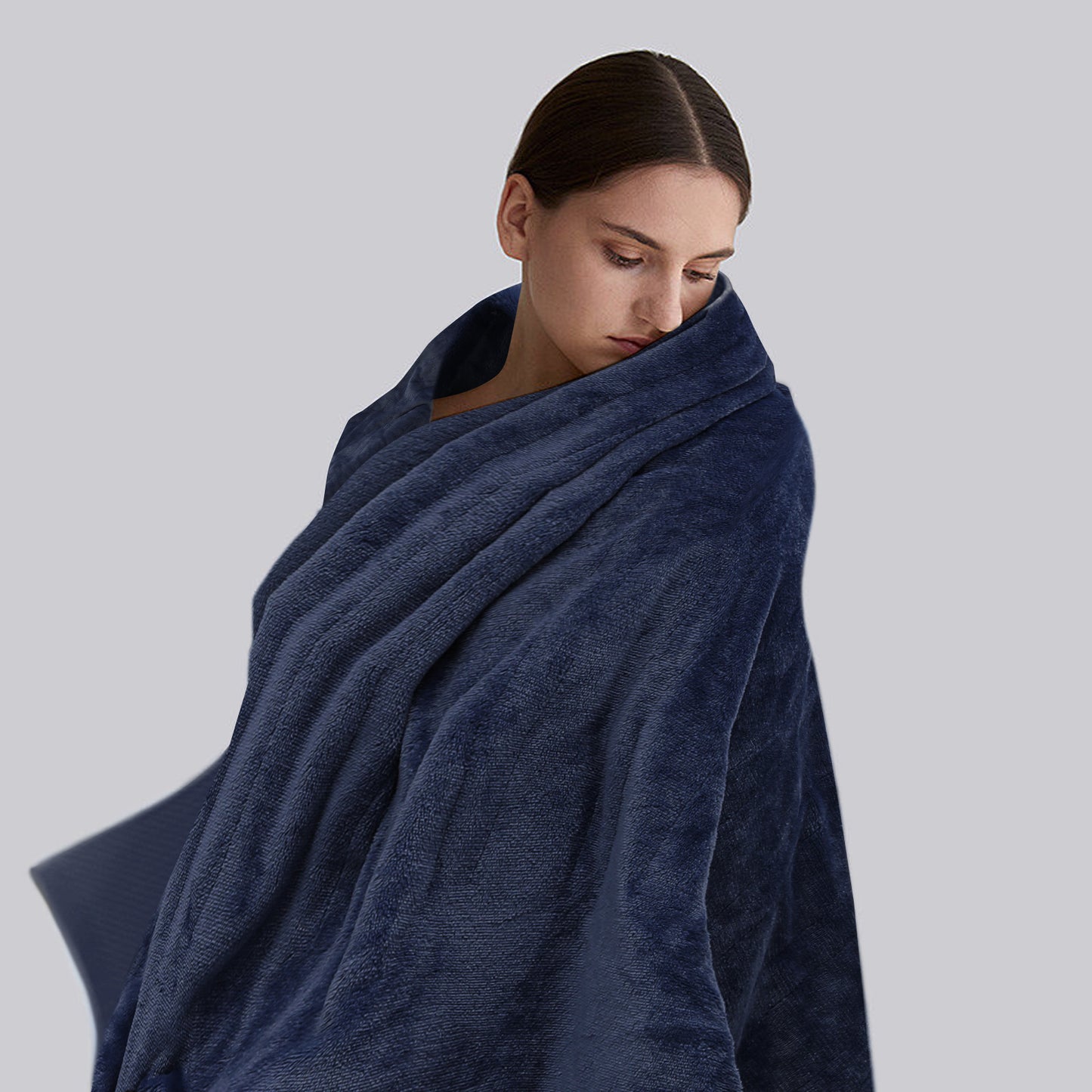 Heated Electric Blanket Throw - 60"x45" Cozy Flannel - 4 Hour Timer 3 Heating Levels