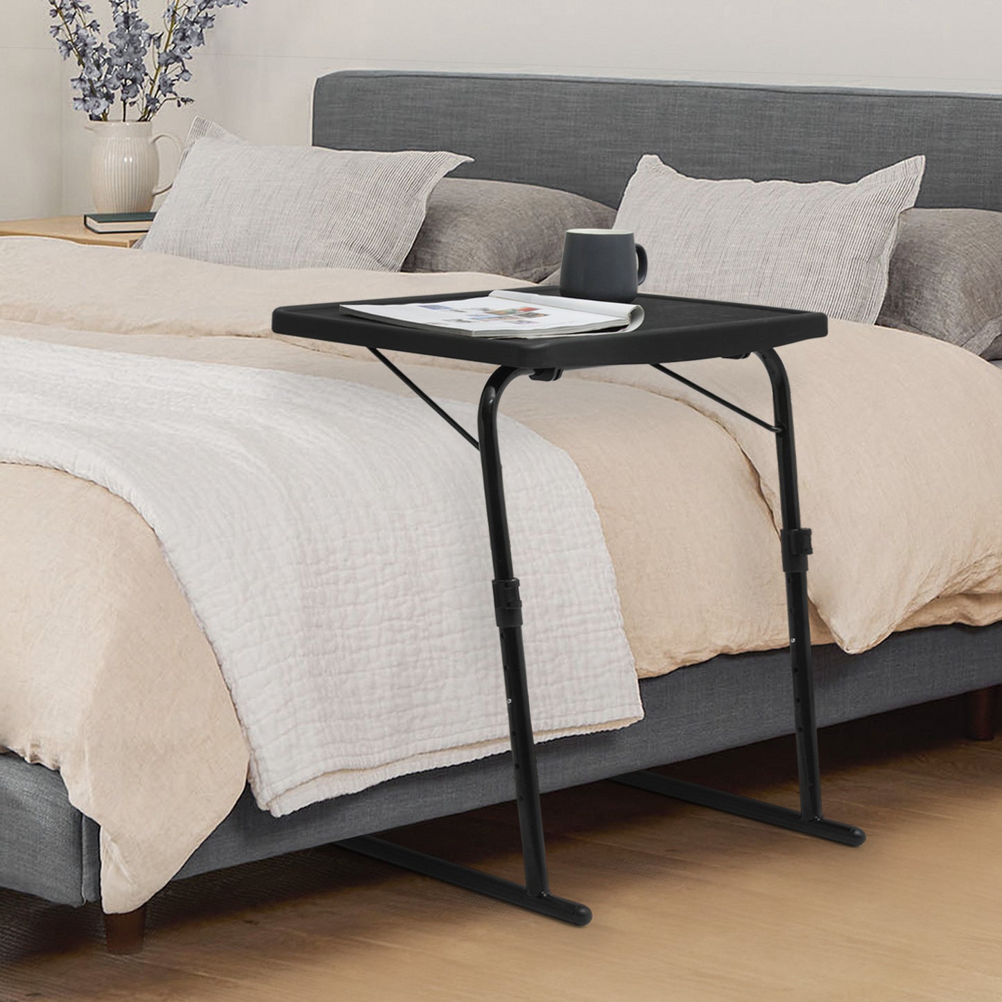 Tilting TV Tray - 6 Adjustable Height