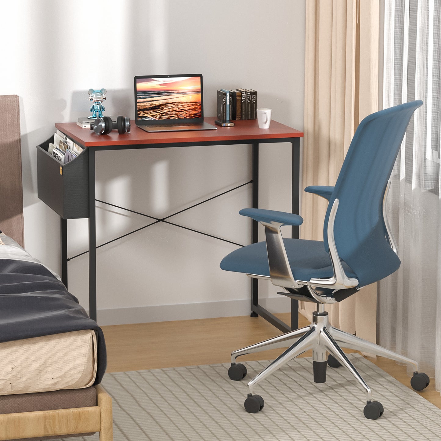Teak Wood Computer Desk (Various sizes) - with Storage Bag