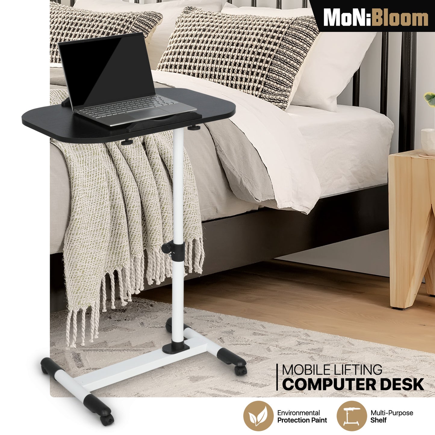 Tilting Computer Desk 24"x15.5"36" - Adjustable Height 24" to 36"