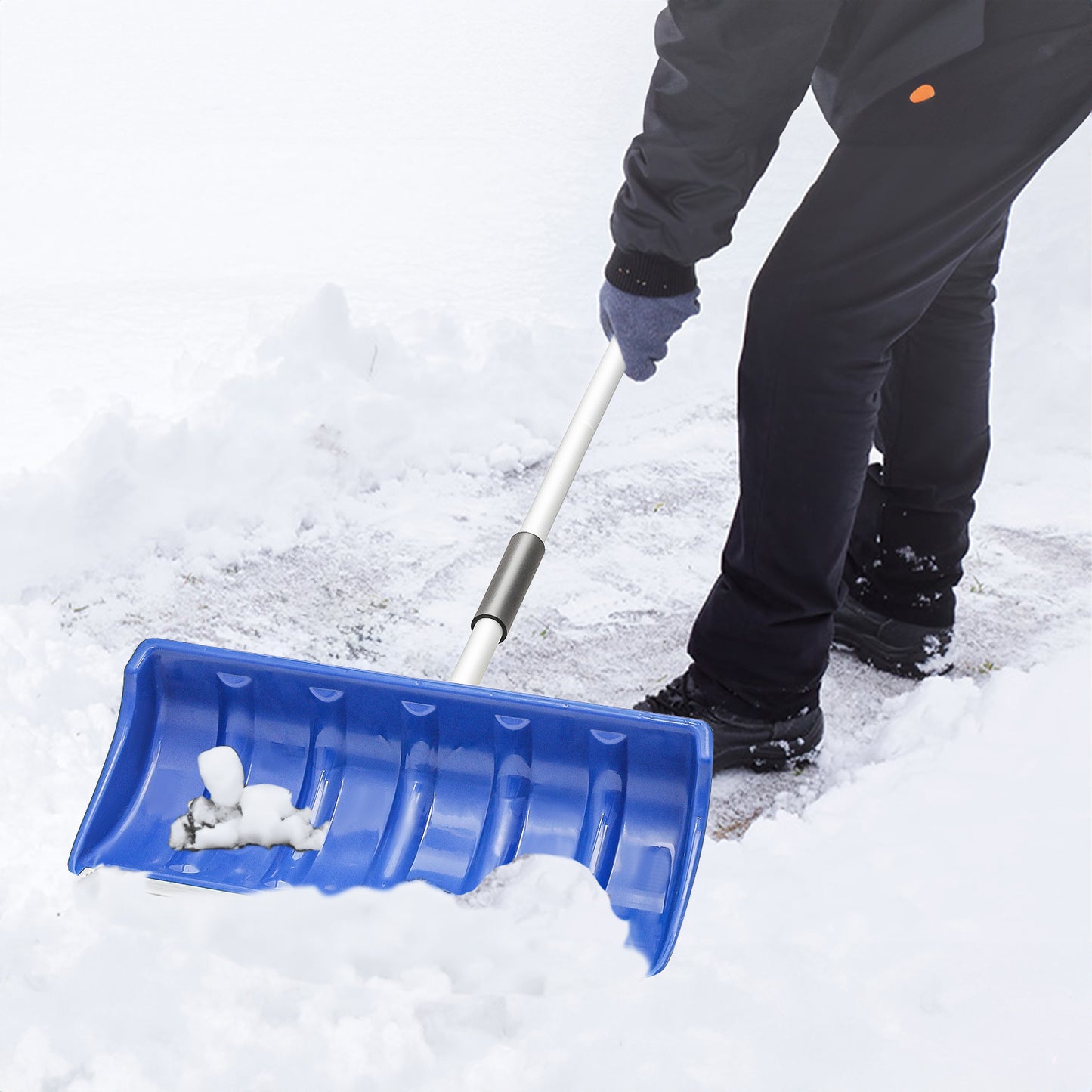 Snow Shovel - 4.5 FT Height - Blue