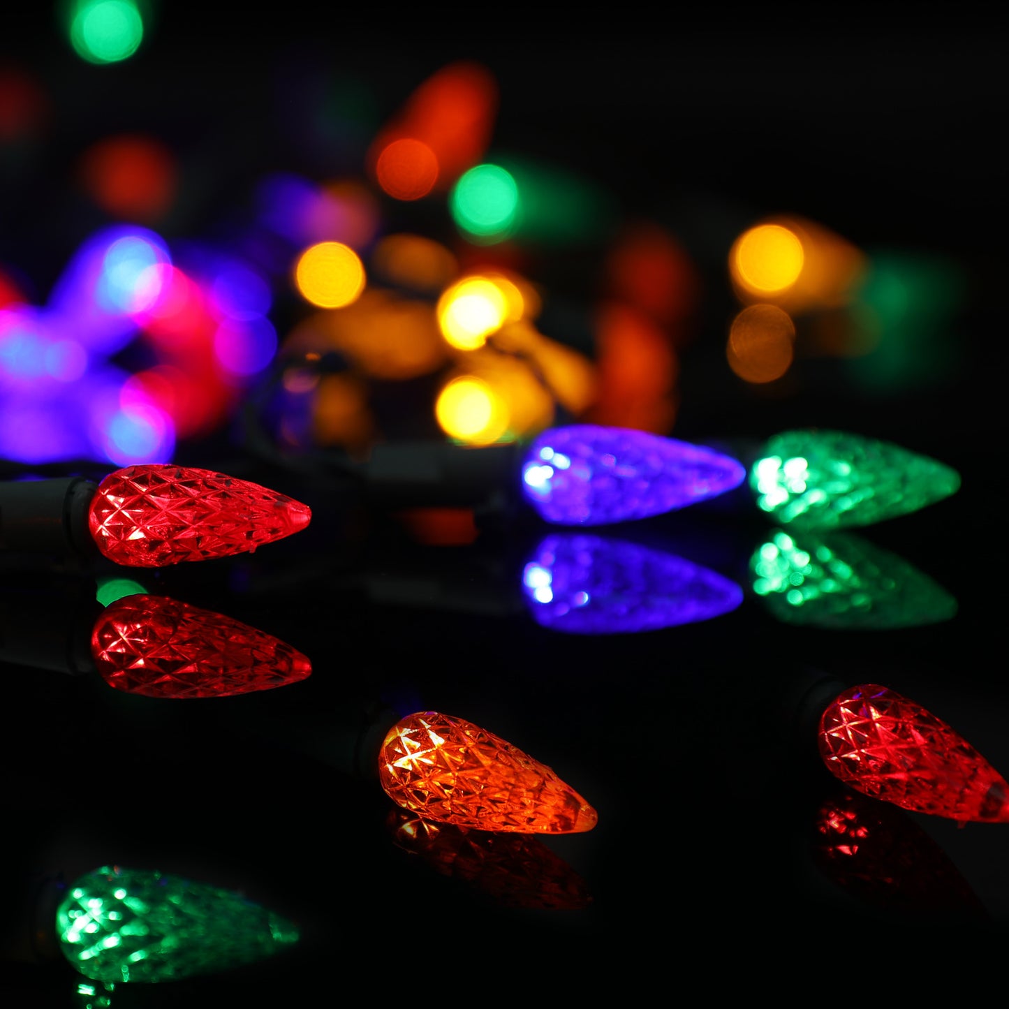 LED String Fairy Light - 50 Bulbs, 17 Ft - 8 Modes, Auto Shutdown