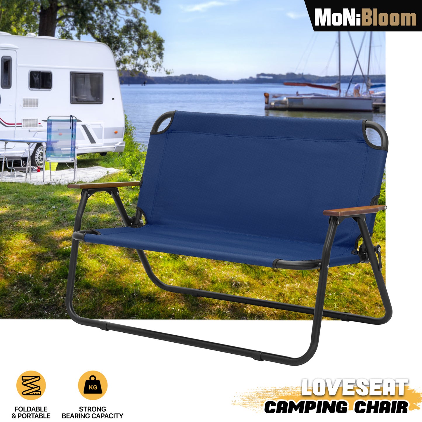 Doublechair - Aluminum Tube - Oxford Fabric