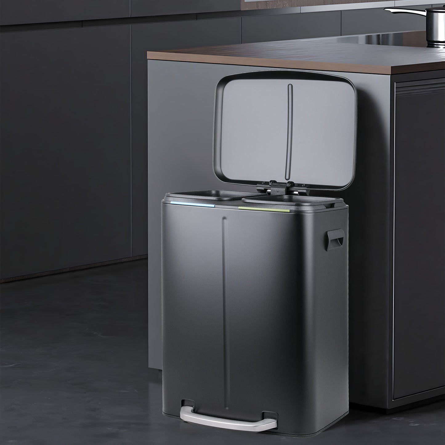 Step-On Trash Bin - 20L + 20L