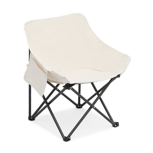 Folding Camping Chair -with Storage Side Pocket