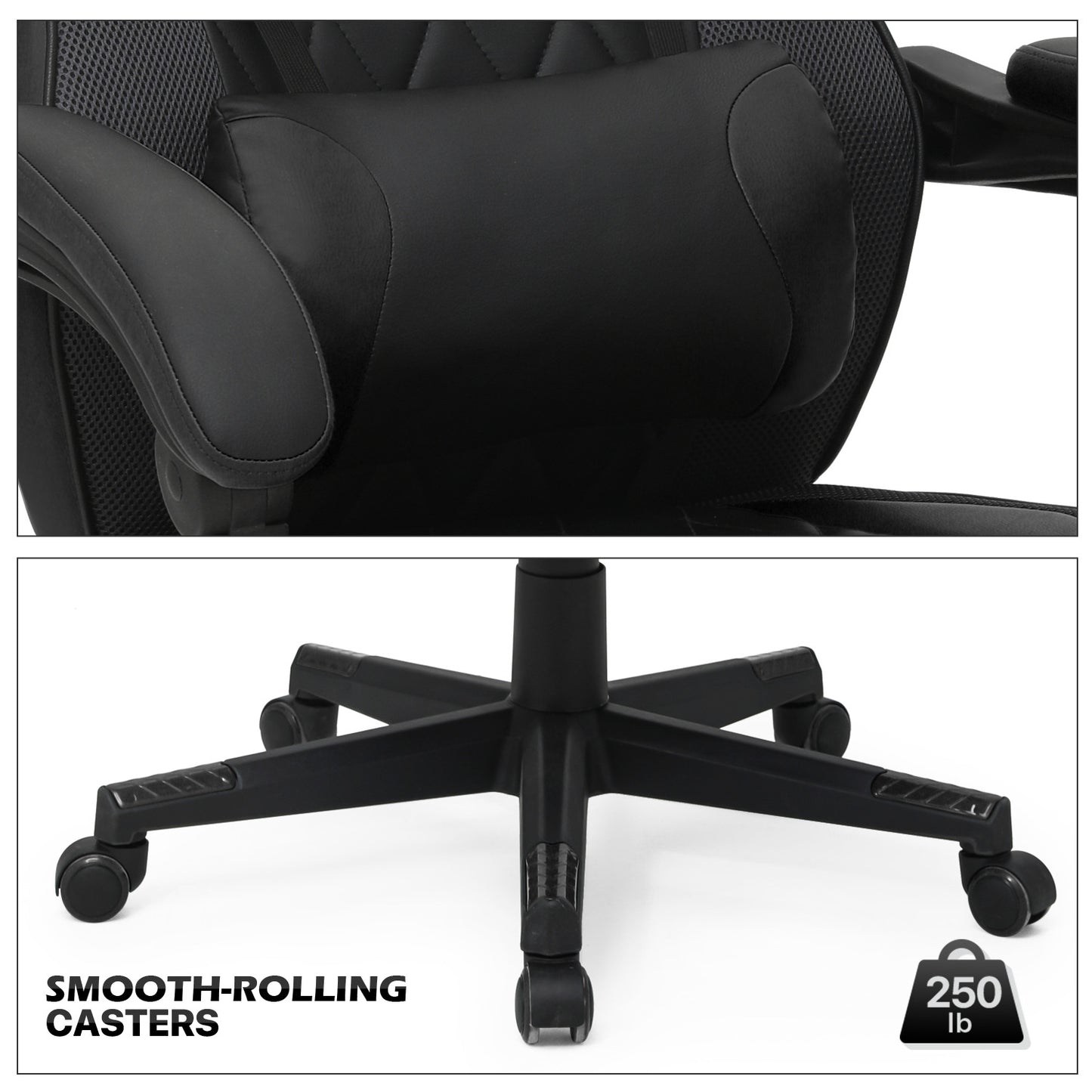 Reclinable Gaming Chair w/Footrest #002