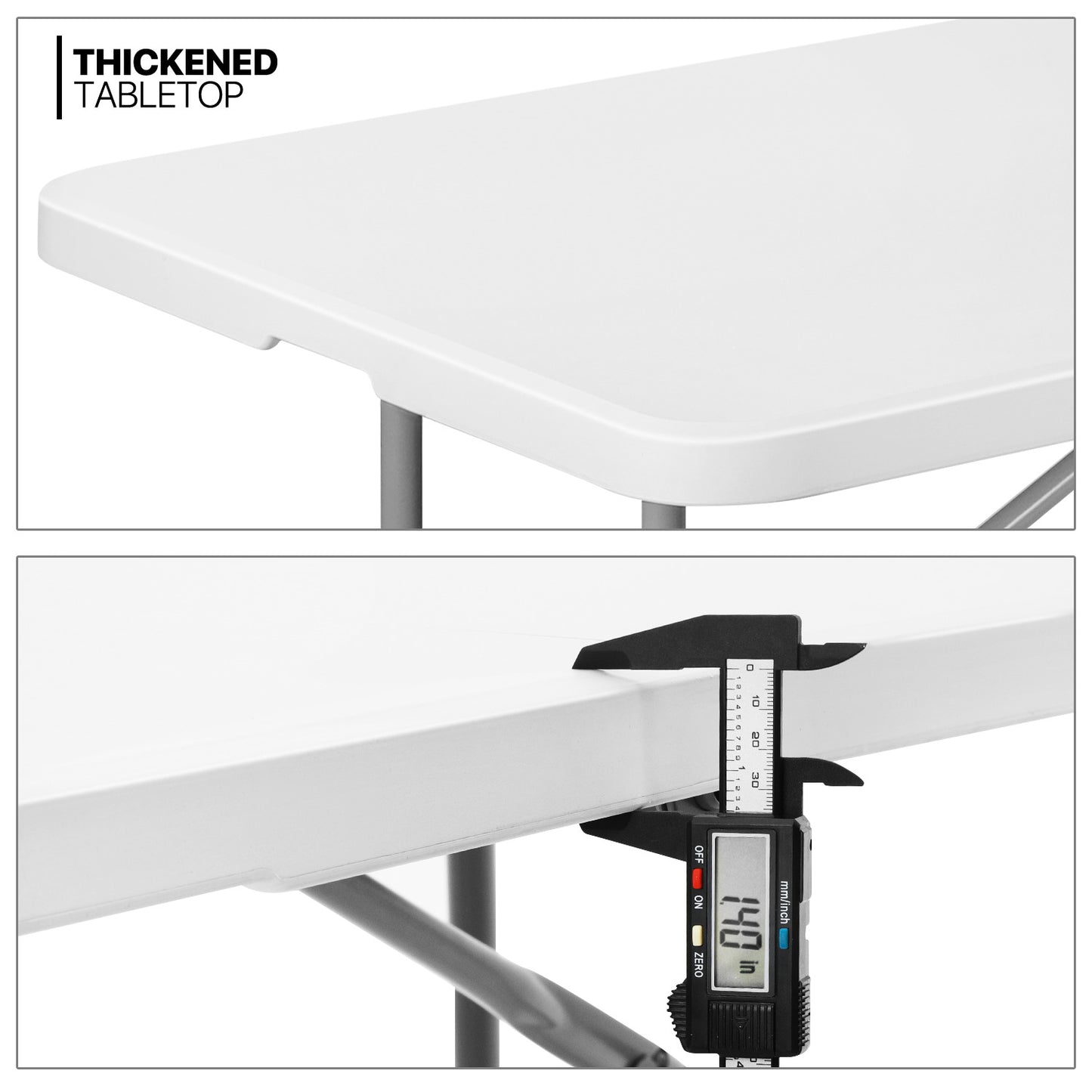 Rectangular 94" Foldable Table