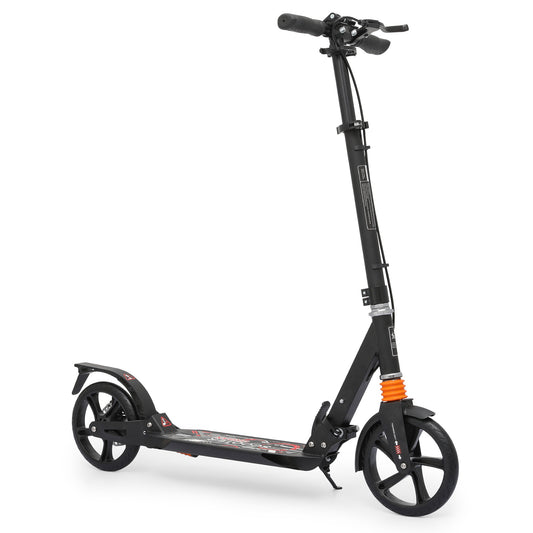 Foldable Kick Scooter - Adjustable Height Handlebar - 8" Wheels - w/Handlebrake