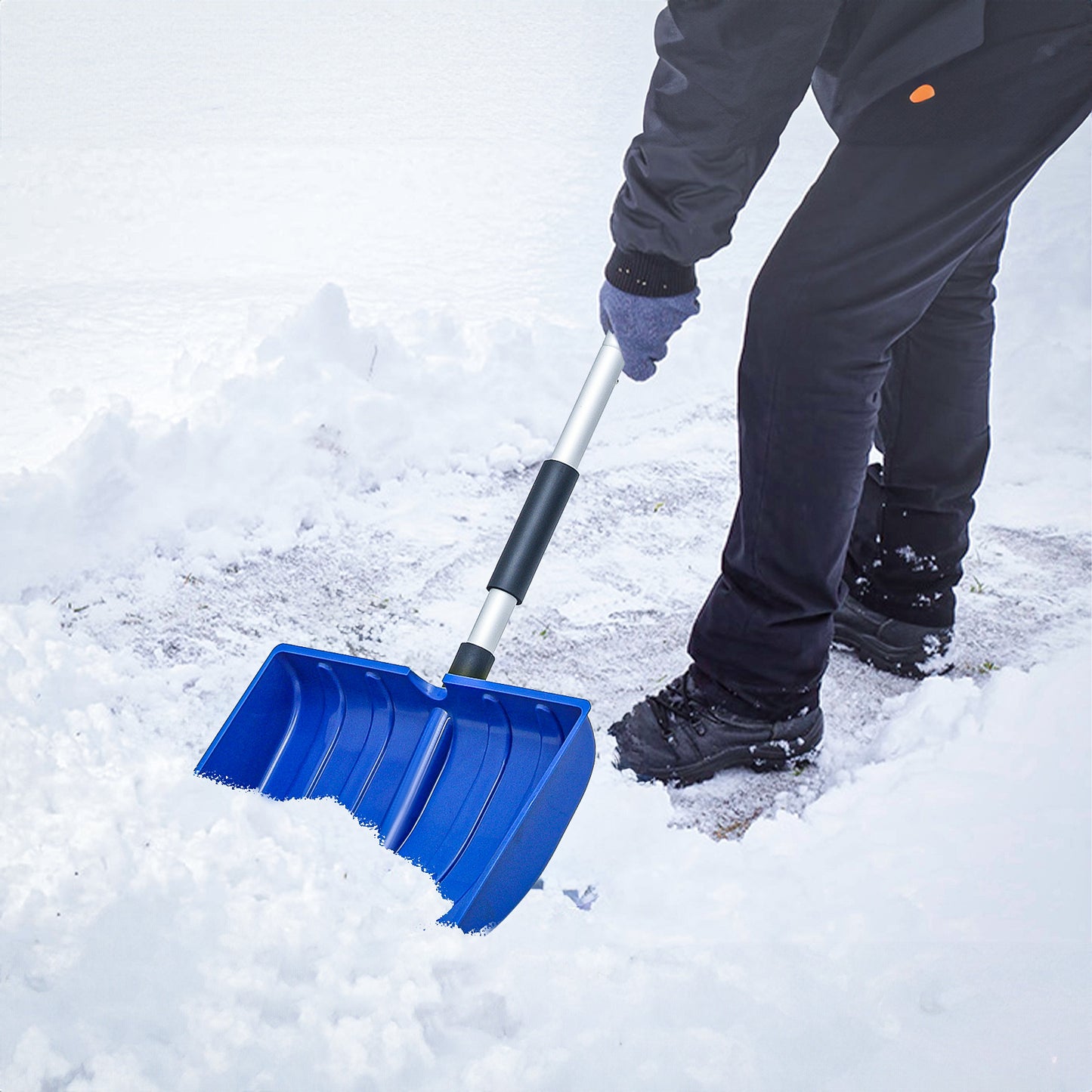 Snow Shovel - 4 FT Height - Blue